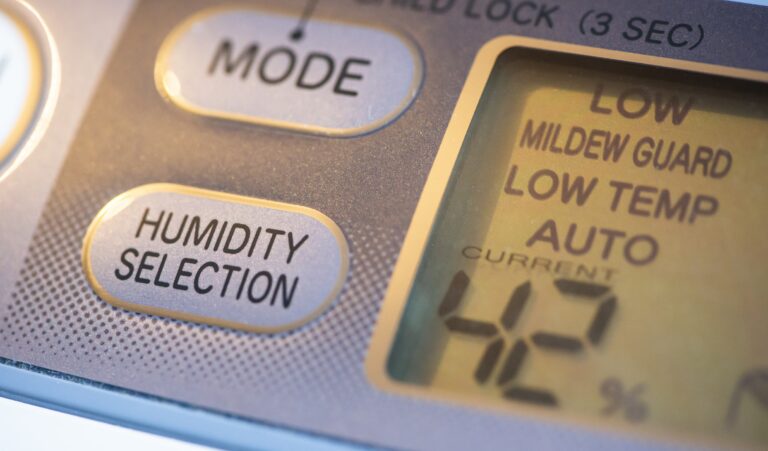 dehumidifier display