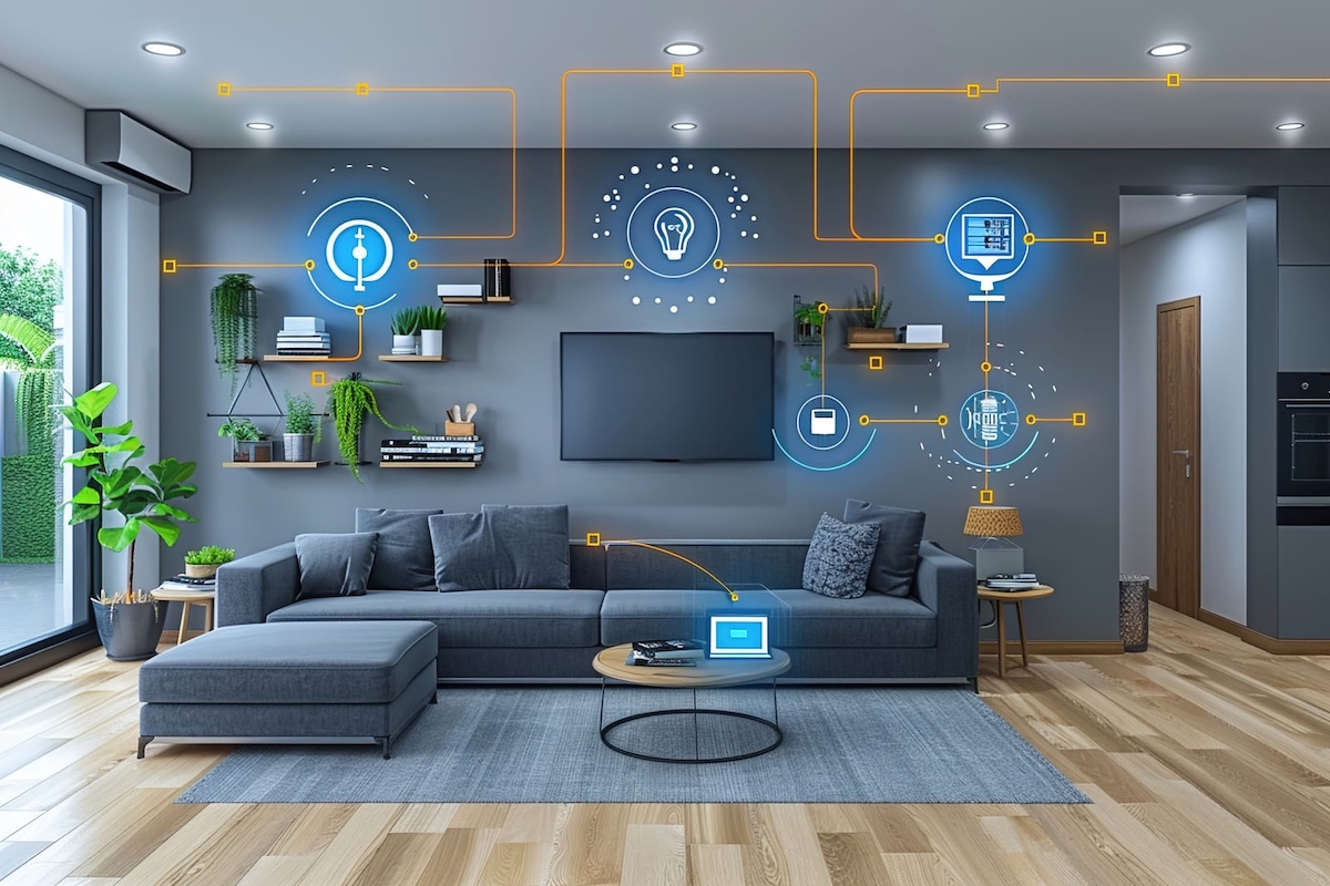 closeup of home security jigsaw puzzle