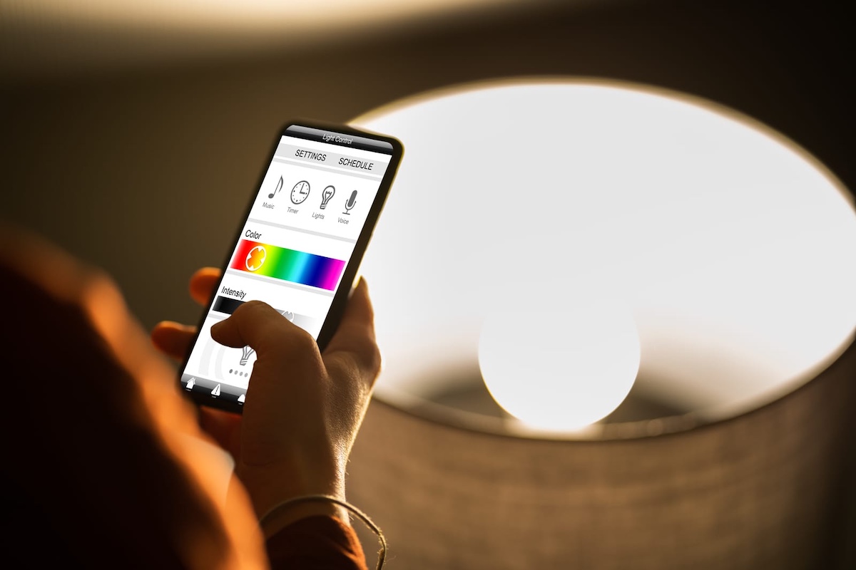 smart light control at house