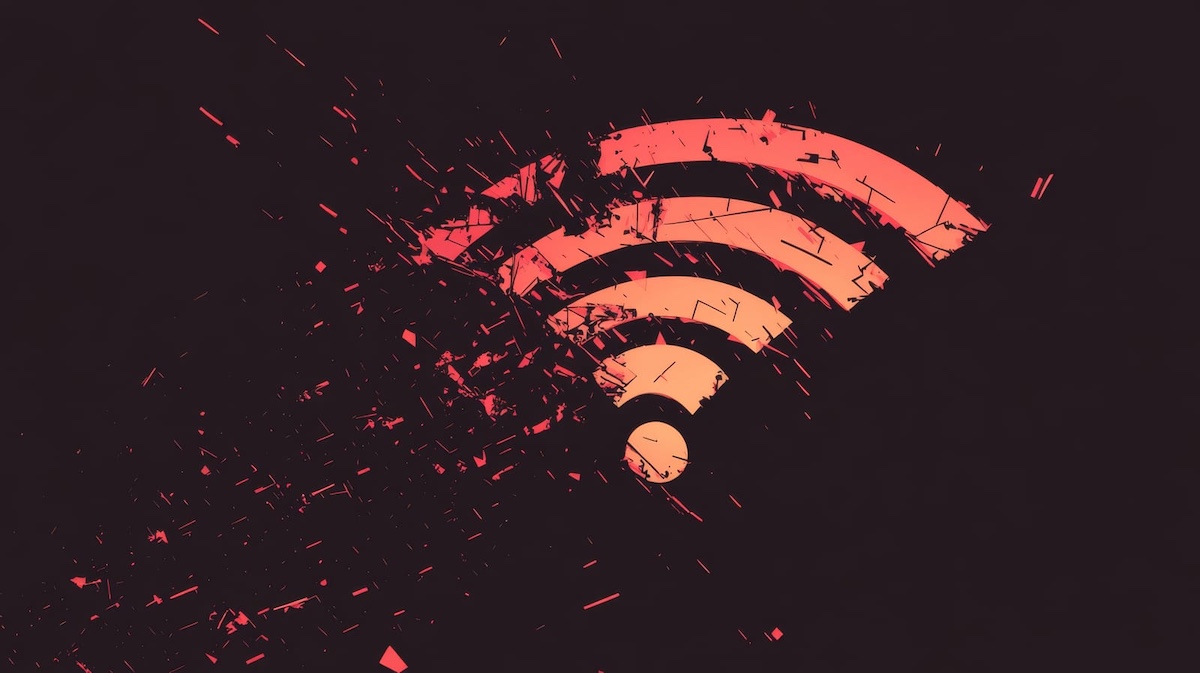 broken wifi symbol