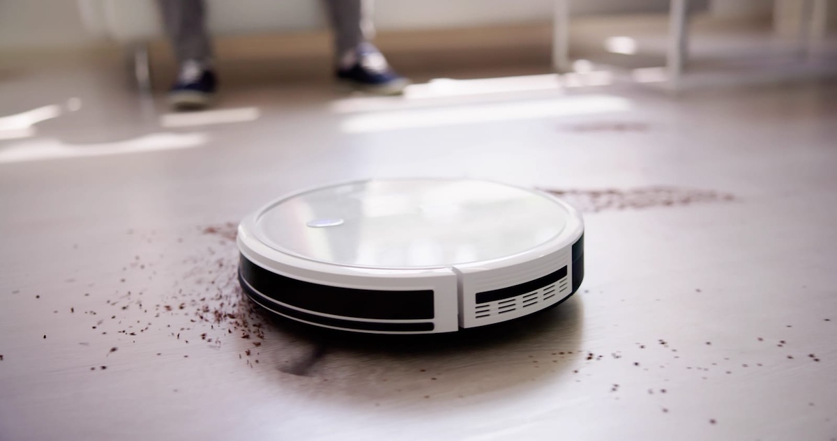 best budget robot vacuum cleaning a floor